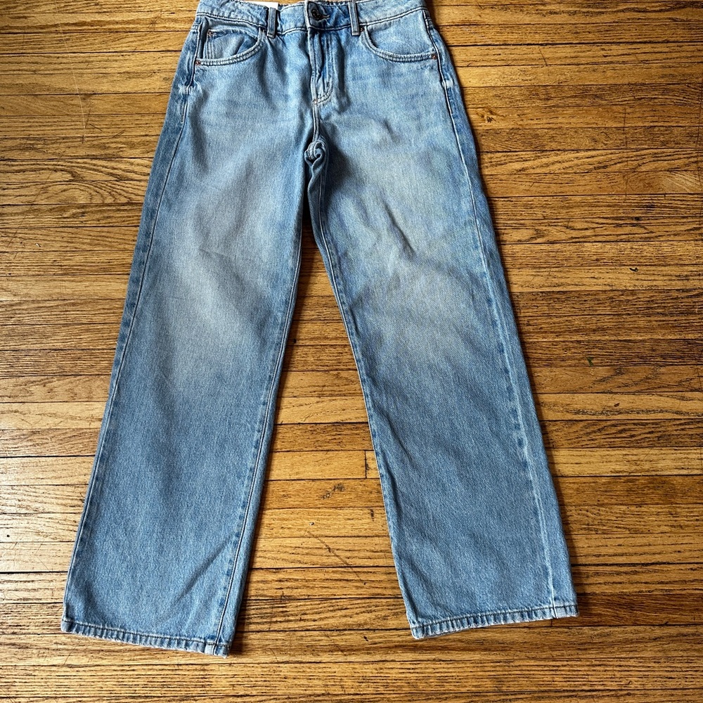 Garage Court/Short slouch wide leg jeans new